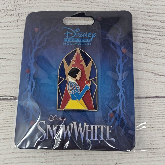 New! DSSH Snow White Stained Glass Pin LE 400 - Picture 1 of 3